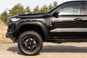 Rough Country - F-C12311-G42 | Rough Country Pocket Fender Flares For Chevrolet Colorado | White Sands - Image 6