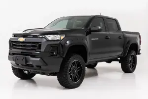 Rough Country - F-C12311-G42 | Rough Country Pocket Fender Flares For Chevrolet Colorado | White Sands - Image 4
