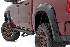 Rough Country - F-D319205 | Rough Country Pocket Fender Fender For Ram 1500 2/4WD | Flat Black - Image 2