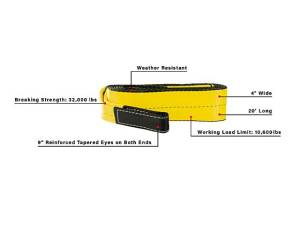 Cognito Motorsports - MDTOWSTRAP | Cognito BulletProof Medium Duty 2 inches Tow Strap - Image 3