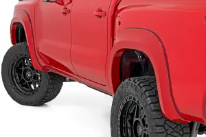 Rough Country - S-N12200-DAQ | Rough Country Sport Fender Flares For Nissan Frontier 2/4WD | Tactical Green - Image 3