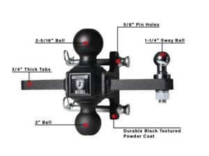 Cognito Motorsports - SWAYCONTROLBALL | Cognito BulletProof Heavy/Extreme Duty Sway Control Ball Mount - Image 4