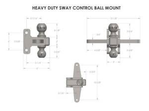 Cognito Motorsports - SWAYCONTROLBALL | Cognito BulletProof Heavy/Extreme Duty Sway Control Ball Mount - Image 5
