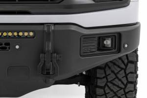 Rough Country - 13012 | Rough Country FXS Front Bumper, EcoBoost For Ford F-150 2WD/4WD | Flat Black, With Winch Mount - Image 4