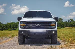 Rough Country - 13012 | Rough Country FXS Front Bumper, EcoBoost For Ford F-150 2WD/4WD | Flat Black, With Winch Mount - Image 9
