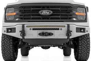 Rough Country - 13012-A3 | Rough Country FXS Front Bumper, EcoBoost For Ford F-150 2WD/4WD | A3, Space White, With Winch Mount - Image 6