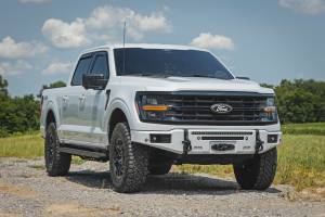 Rough Country - 13012-A3 | Rough Country FXS Front Bumper, EcoBoost For Ford F-150 2WD/4WD | A3, Space White, With Winch Mount - Image 7