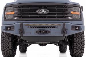 Rough Country - 13012-G4 | Rough Country FXS Front Bumper, EcoBoost For Ford F-150 2WD/4WD | G4, Azure Gray, With Winch Mount - Image 6