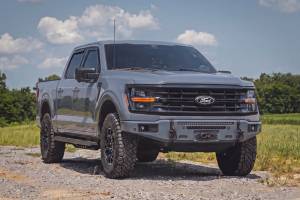 Rough Country - 13012-G4 | Rough Country FXS Front Bumper, EcoBoost For Ford F-150 2WD/4WD | G4, Azure Gray, With Winch Mount - Image 7