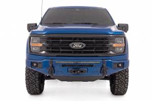 Rough Country - 13012-E9 | Rough Country FXS Front Bumper, EcoBoost For Ford F-150 2WD/4WD | E9, Argon Blue, With Winch Mount - Image 4