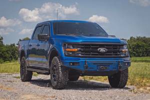 Rough Country - 13012-E9 | Rough Country FXS Front Bumper, EcoBoost For Ford F-150 2WD/4WD | E9, Argon Blue, With Winch Mount - Image 7