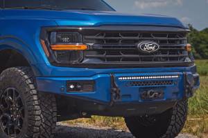 Rough Country - 13012-E9 | Rough Country FXS Front Bumper, EcoBoost For Ford F-150 2WD/4WD | E9, Argon Blue, With Winch Mount - Image 8