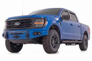 Rough Country - 13012-E7 | Rough Country FXS Front Bumper, EcoBoost For Ford F-150 2WD/4WD | E7, Velocity Blue, With Winch Mount - Image 2