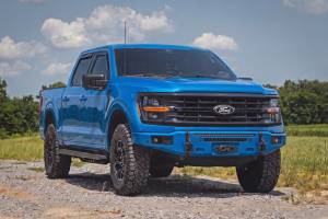 Rough Country - 13012-E7 | Rough Country FXS Front Bumper, EcoBoost For Ford F-150 2WD/4WD | E7, Velocity Blue, With Winch Mount - Image 7