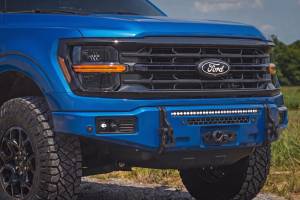 Rough Country - 13012-E7 | Rough Country FXS Front Bumper, EcoBoost For Ford F-150 2WD/4WD | E7, Velocity Blue, With Winch Mount - Image 8