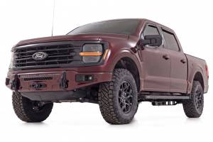 Rough Country - 13012-E2 | Rough Country FXS Front Bumper, EcoBoost For Ford F-150 2WD/4WD | E2, Magma Red, With Winch Mount - Image 3