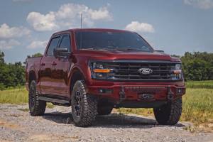 Rough Country - 13012-E2 | Rough Country FXS Front Bumper, EcoBoost For Ford F-150 2WD/4WD | E2, Magma Red, With Winch Mount - Image 7