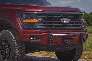 Rough Country - 13012-E2 | Rough Country FXS Front Bumper, EcoBoost For Ford F-150 2WD/4WD | E2, Magma Red, With Winch Mount - Image 8