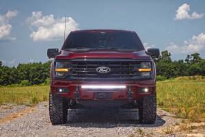 Rough Country - 13012-E2 | Rough Country FXS Front Bumper, EcoBoost For Ford F-150 2WD/4WD | E2, Magma Red, With Winch Mount - Image 9