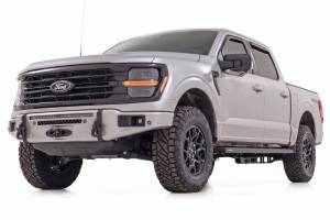 Rough Country - 13012-JS | Rough Country FXS Front Bumper, EcoBoost For Ford F-150 2WD/4WD | JS, Iconic Silver, With Winch Mount - Image 3