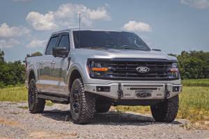 Rough Country - 13012-JS | Rough Country FXS Front Bumper, EcoBoost For Ford F-150 2WD/4WD | JS, Iconic Silver, With Winch Mount - Image 7