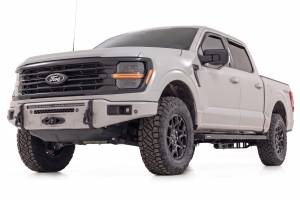 Rough Country - 13012-DR | Rough Country FXS Front Bumper, EcoBoost For Ford F-150 2WD/4WD | DR, Avalanche Gray, With Winch Mount - Image 3