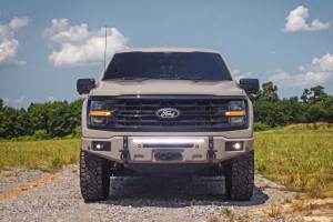 Rough Country - 13012-DR | Rough Country FXS Front Bumper, EcoBoost For Ford F-150 2WD/4WD | DR, Avalanche Gray, With Winch Mount - Image 9