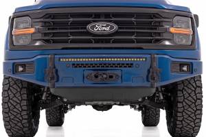 Rough Country - 13012-B3 | Rough Country FXS Front Bumper, EcoBoost For Ford F-150 2WD/4WD | B3, Atlas Blue, With Winch Mount - Image 4