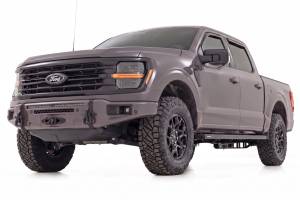 Rough Country - 13012-JX | Rough Country FXS Front Bumper, EcoBoost For Ford F-150 2WD/4WD | JX, Lead Foot, With Winch Mount - Image 3