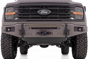 Rough Country - 13012-JX | Rough Country FXS Front Bumper, EcoBoost For Ford F-150 2WD/4WD | JX, Lead Foot, With Winch Mount - Image 6