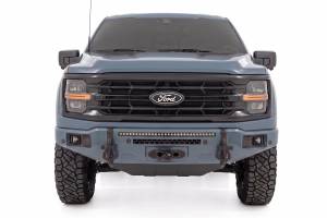 Rough Country - 13012-KU | Rough Country FXS Front Bumper, EcoBoost For Ford F-150 2WD/4WD | KU, Area 51, With Winch Mount - Image 4