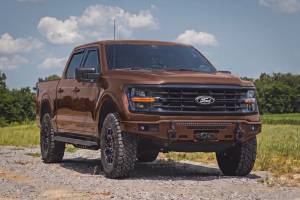 Rough Country - 13012-LJ | Rough Country FXS Front Bumper, EcoBoost For Ford F-150 2WD/4WD | LJ, Darkened Bronze, With Winch Mount - Image 7