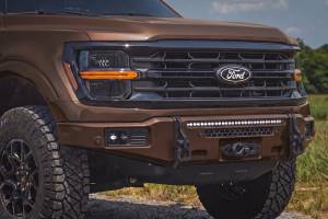 Rough Country - 13012-LJ | Rough Country FXS Front Bumper, EcoBoost For Ford F-150 2WD/4WD | LJ, Darkened Bronze, With Winch Mount - Image 8