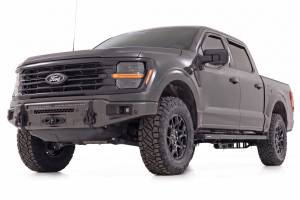 Rough Country - 13012-M7 | Rough Country FXS Front Bumper, EcoBoost For Ford F-150 2WD/4WD | M7, Carbonized Gray, With Winch Mount - Image 3