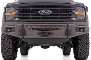 Rough Country - 13012-M7 | Rough Country FXS Front Bumper, EcoBoost For Ford F-150 2WD/4WD | M7, Carbonized Gray, With Winch Mount - Image 6