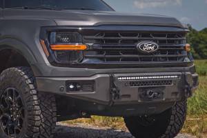 Rough Country - 13012-M7 | Rough Country FXS Front Bumper, EcoBoost For Ford F-150 2WD/4WD | M7, Carbonized Gray, With Winch Mount - Image 9