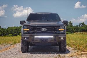 Rough Country - 13012-M7 | Rough Country FXS Front Bumper, EcoBoost For Ford F-150 2WD/4WD | M7, Carbonized Gray, With Winch Mount - Image 8