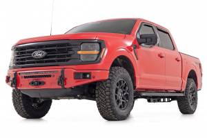 Rough Country - 13012-PQ | Rough Country FXS Front Bumper, EcoBoost For Ford F-150 2WD/4WD | PQ, Race Red, With Winch Mount - Image 3
