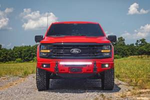Rough Country - 13012-PQ | Rough Country FXS Front Bumper, EcoBoost For Ford F-150 2WD/4WD | PQ, Race Red, With Winch Mount - Image 8