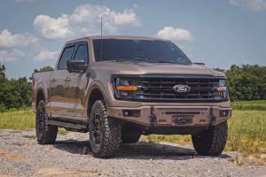 Rough Country - 13012-D1 | Rough Country FXS Front Bumper, EcoBoost For Ford F-150 2WD/4WD | D1, Stone Gray, With Winch Mount - Image 7