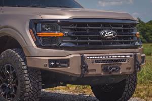 Rough Country - 13012-D1 | Rough Country FXS Front Bumper, EcoBoost For Ford F-150 2WD/4WD | D1, Stone Gray, With Winch Mount - Image 8