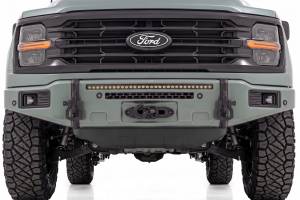 Rough Country - 13012-BN | Rough Country FXS Front Bumper, EcoBoost For Ford F-150 2WD/4WD | BN, Silver Spruce, With Winch Mount - Image 6