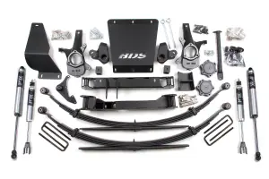BDS182FS | BDS Suspension 4.5 Inch Lift Kit For Chevrolet Silverado / GMC Sierra 1500 4WD | Rear Leaf Springs | Fox 2.0 Performance Series Shocks