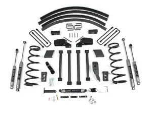 BDS211H | BDS Suspension 4.5 Inch Lift Kit For Ram 2500 / 3500 4WD | Rear Block Kit Without Factory Overload | NX2 Nitro Series Shocks