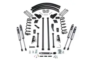 BDS214FS | BDS Suspension 4.5 Inch Lift Kit With Long Arm Conversion For Ram 2500 / 3500 4WD | Rear Block Kit With Factory Overload | Fox 2.0 Performance Series Shocks