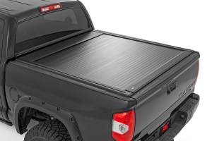 53514550 | Rough Country Manual Retractable Bed Cover, 5'7" Bed For Toyota Tundra 2WD/4WD