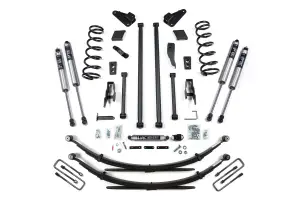 BDS216FS | BDS Suspension 4.5 Inch Lift Kit With Long Arm Conversion For Ram 2500 / 3500 4WD | Rear Leaf Springs | Fox 2.0 Performance Series Shocks