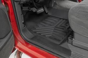 Rough Country - FF-29912A | Rough Country Flex-Fit Floor Liners For Chevrolet Silverado / GMC Sierra 1500, 2500 HD & 3500 HD | Front & Second Row - Image 2