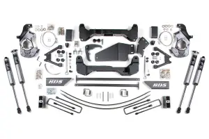 BDS193FS | BDS Suspension 6 Inch Lift Kit For Chevrolet / GMC K1500 / K2500 6 Lug 4WD | Rear 5 Inch Block Kit & Add-A-Leaf | Fox 2.0 Performance Series Shocks
