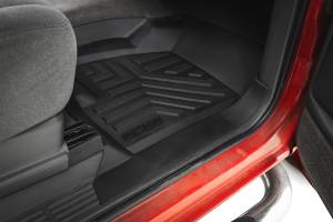 Rough Country - FF-2991A | Rough Country Flex-Fit Floor Liners For Chevrolet Silverado / GMC Sierra 1500, 2500 HD & 3500 HD | Front Row - Image 2